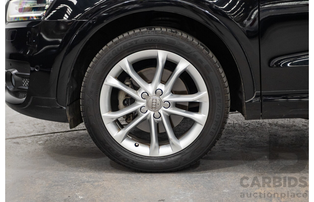 07/2014 Audi Q3 TFSI Quattro (AWD) 125kw 8U MY14 4d Wagon Phantom Black Pearl Turbo 2.0L