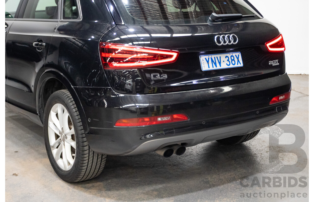 07/2014 Audi Q3 TFSI Quattro (AWD) 125kw 8U MY14 4d Wagon Phantom Black Pearl Turbo 2.0L