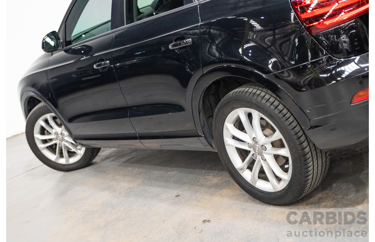 07/2014 Audi Q3 TFSI Quattro (AWD) 125kw 8U MY14 4d Wagon Phantom Black Pearl Turbo 2.0L