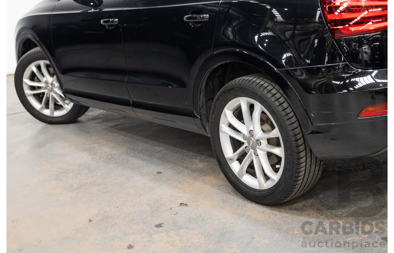 07/2014 Audi Q3 TFSI Quattro (AWD) 125kw 8U MY14 4d Wagon Phantom Black Pearl Turbo 2.0L