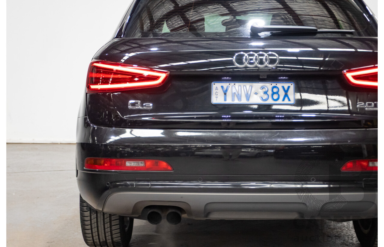 07/2014 Audi Q3 TFSI Quattro (AWD) 125kw 8U MY14 4d Wagon Phantom Black Pearl Turbo 2.0L