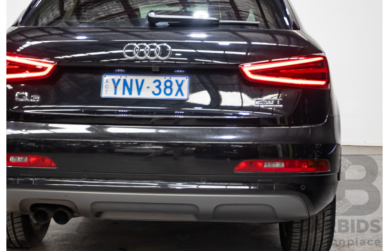 07/2014 Audi Q3 TFSI Quattro (AWD) 125kw 8U MY14 4d Wagon Phantom Black Pearl Turbo 2.0L