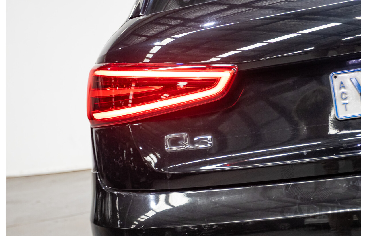 07/2014 Audi Q3 TFSI Quattro (AWD) 125kw 8U MY14 4d Wagon Phantom Black Pearl Turbo 2.0L