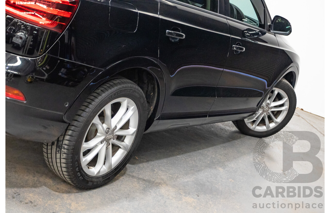 07/2014 Audi Q3 TFSI Quattro (AWD) 125kw 8U MY14 4d Wagon Phantom Black Pearl Turbo 2.0L