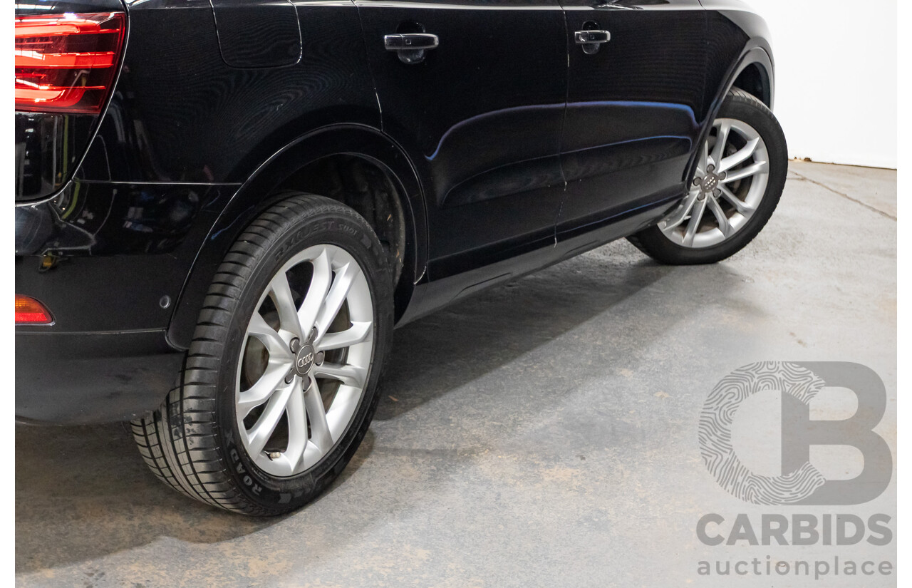07/2014 Audi Q3 TFSI Quattro (AWD) 125kw 8U MY14 4d Wagon Phantom Black Pearl Turbo 2.0L