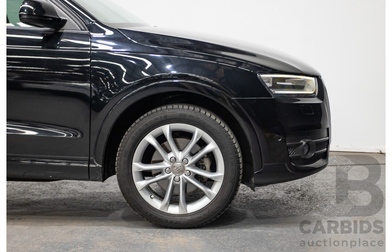 07/2014 Audi Q3 TFSI Quattro (AWD) 125kw 8U MY14 4d Wagon Phantom Black Pearl Turbo 2.0L