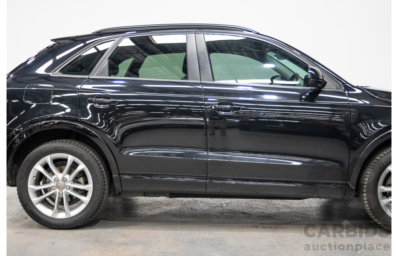 07/2014 Audi Q3 TFSI Quattro (AWD) 125kw 8U MY14 4d Wagon Phantom Black Pearl Turbo 2.0L