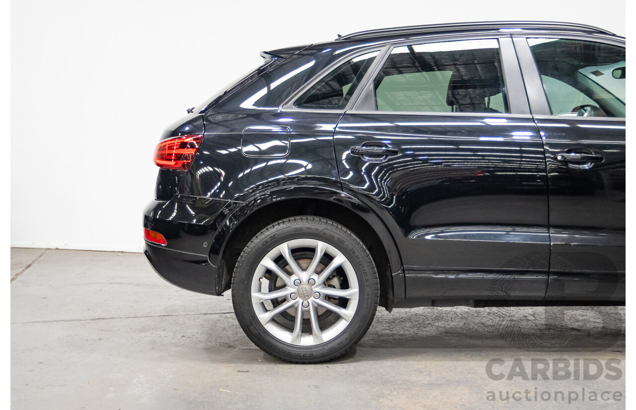 07/2014 Audi Q3 TFSI Quattro (AWD) 125kw 8U MY14 4d Wagon Phantom Black Pearl Turbo 2.0L