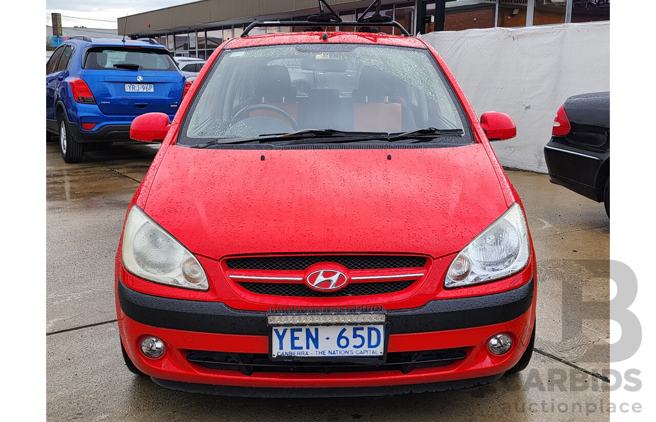 1/2006 Hyundai Getz 1.6 SXi TB UPGRADE 3d Hatchback Red 1.6L