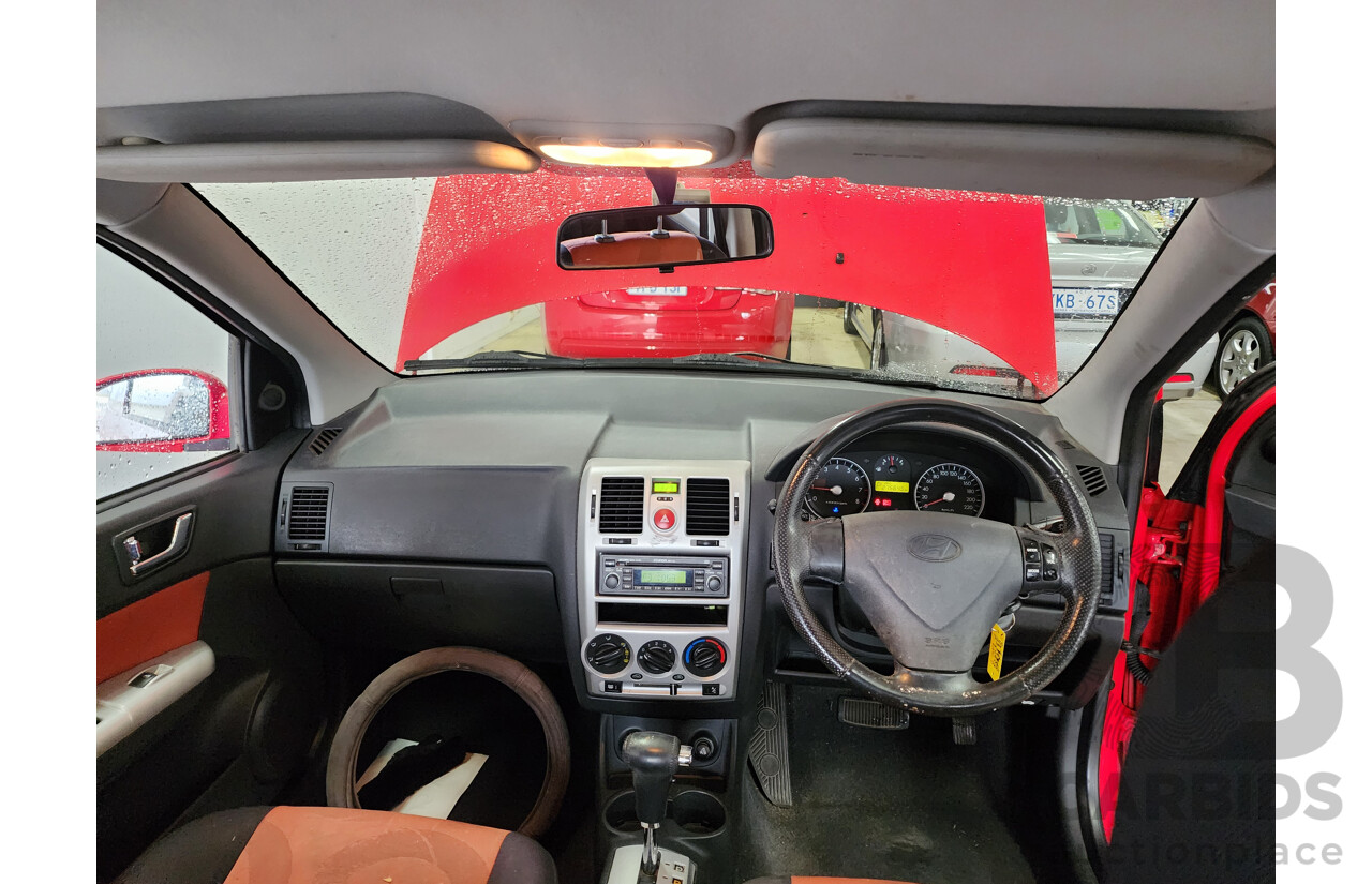 1/2006 Hyundai Getz 1.6 SXi TB UPGRADE 3d Hatchback Red 1.6L