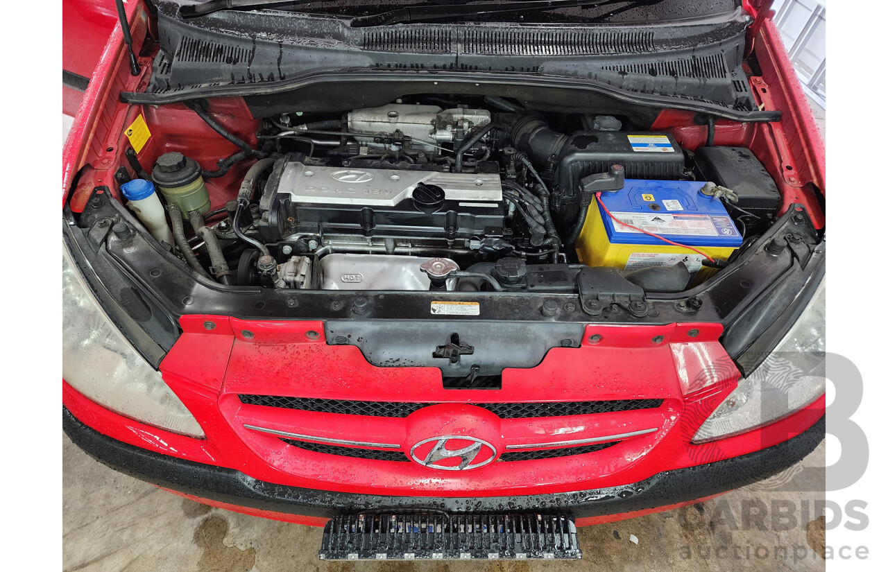 1/2006 Hyundai Getz 1.6 SXi TB UPGRADE 3d Hatchback Red 1.6L