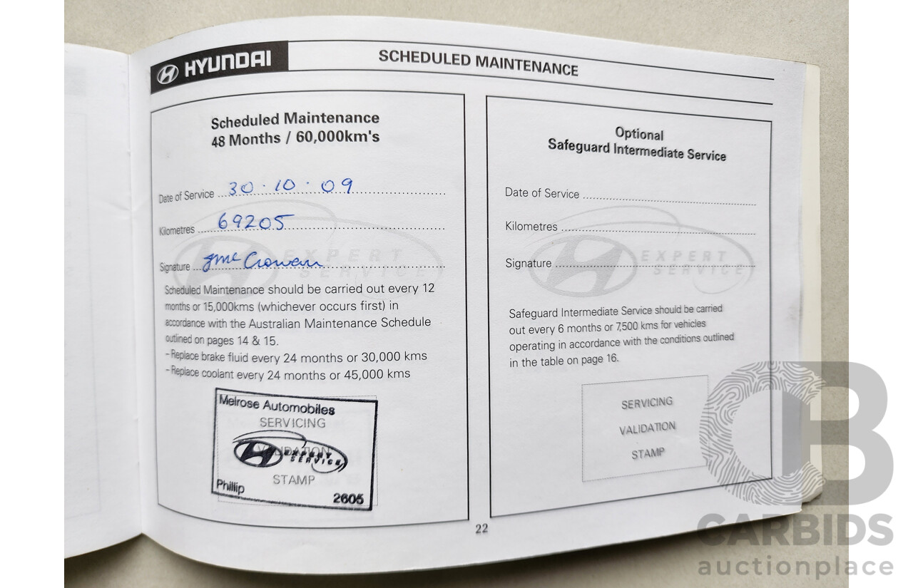 1/2006 Hyundai Getz 1.6 SXi TB UPGRADE 3d Hatchback Red 1.6L