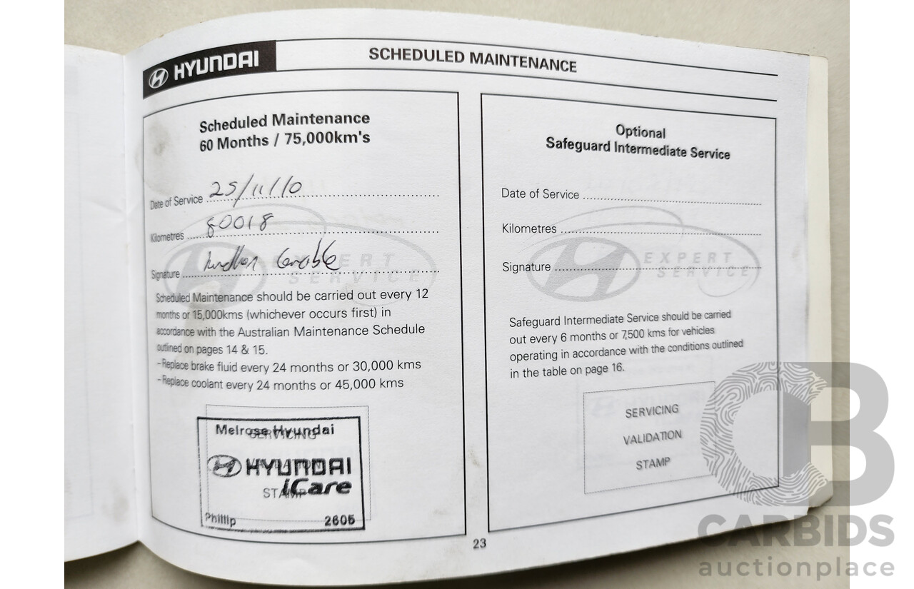 1/2006 Hyundai Getz 1.6 SXi TB UPGRADE 3d Hatchback Red 1.6L