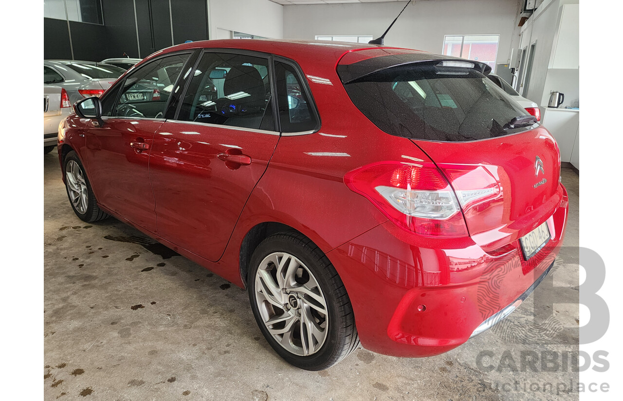 5/2012 Citroen C4 Exclusive Turbo B7 5d Hatchback Red 1.6L