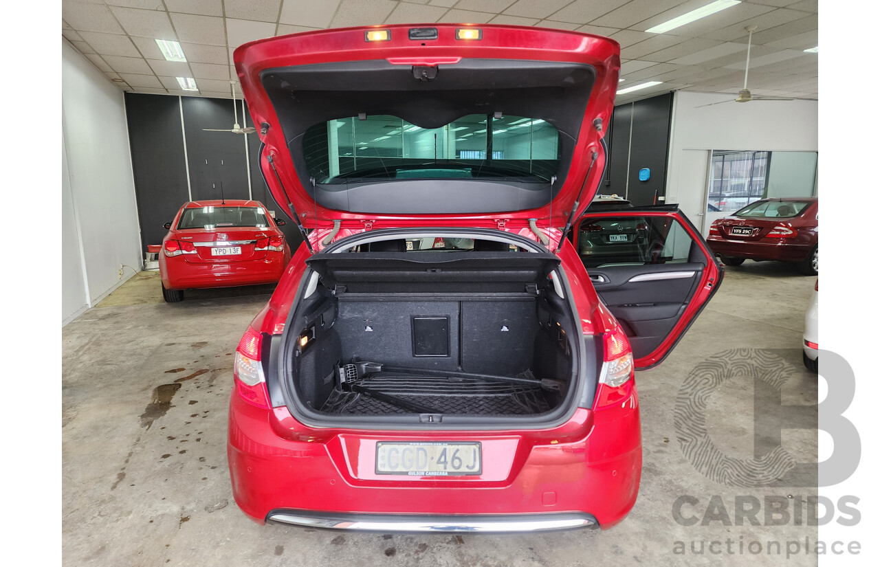 5/2012 Citroen C4 Exclusive Turbo B7 5d Hatchback Red 1.6L