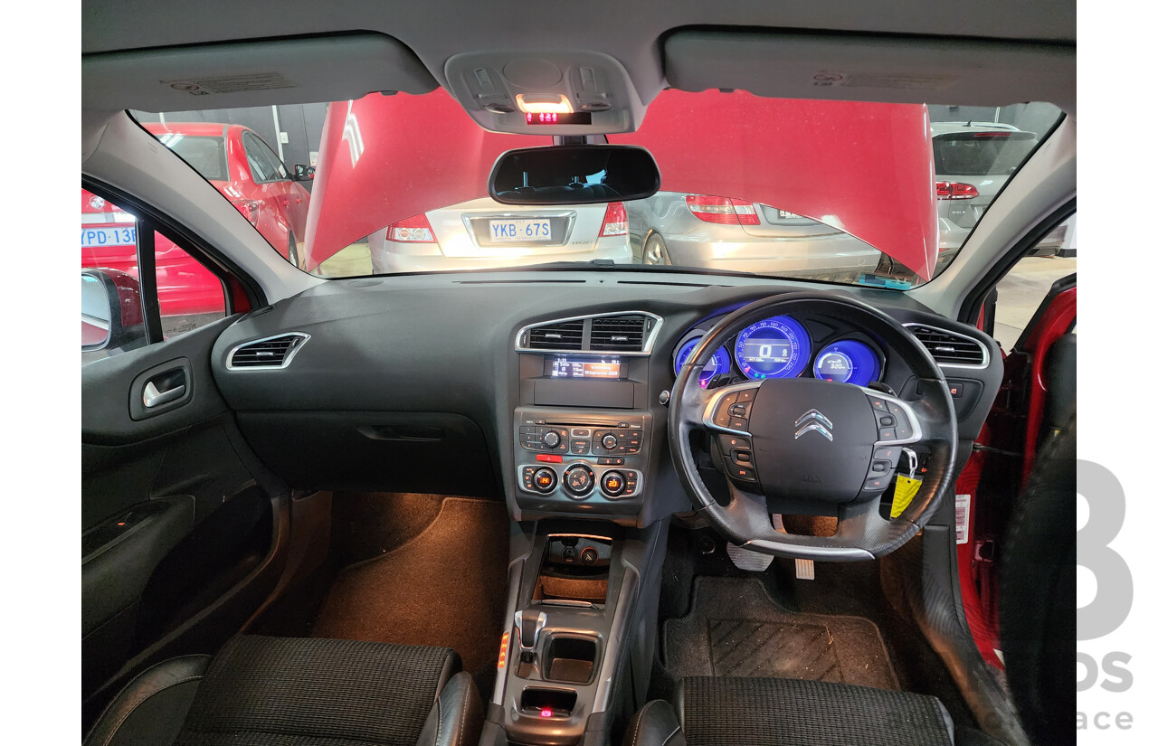 5/2012 Citroen C4 Exclusive Turbo B7 5d Hatchback Red 1.6L