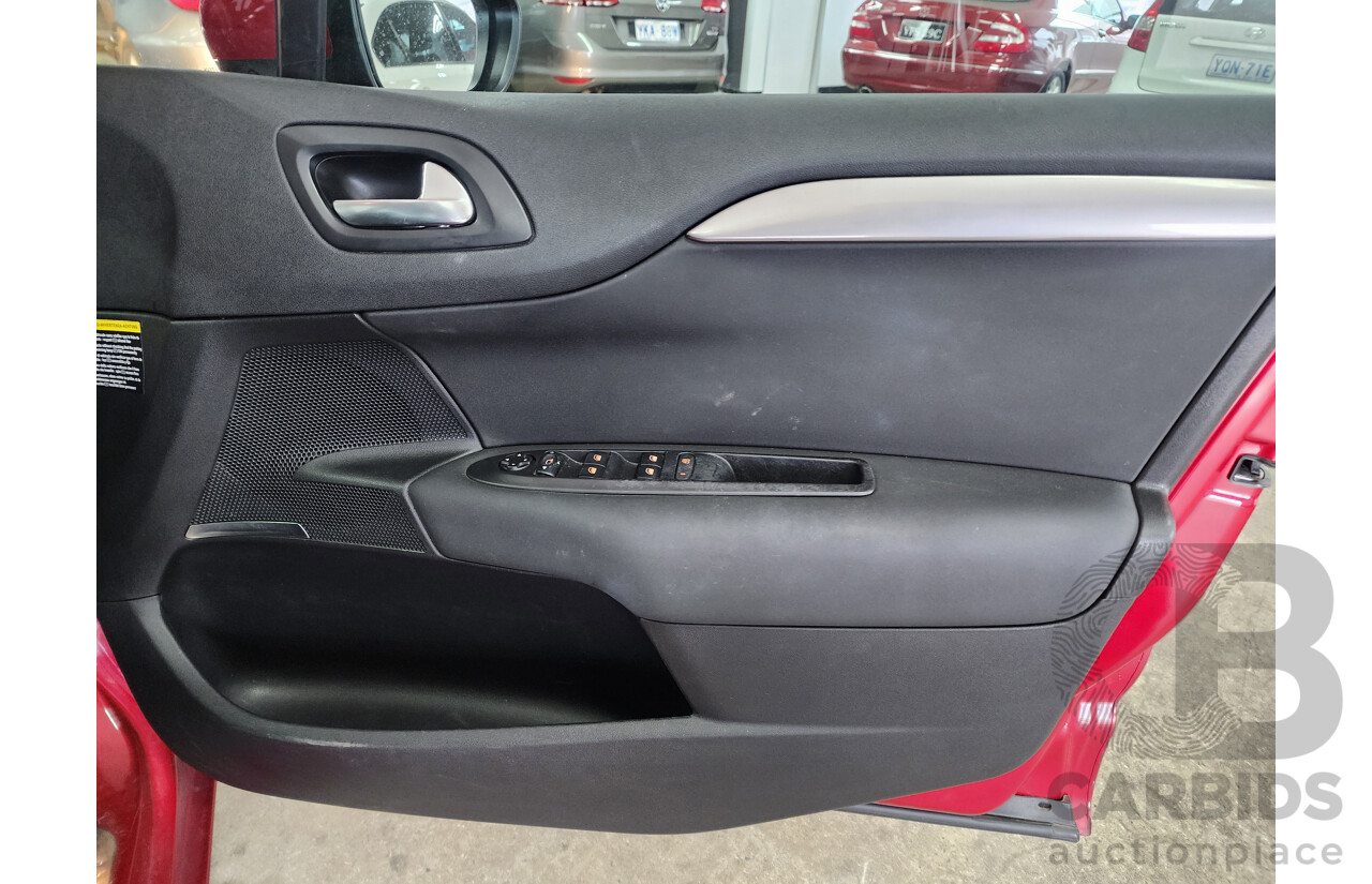 5/2012 Citroen C4 Exclusive Turbo B7 5d Hatchback Red 1.6L