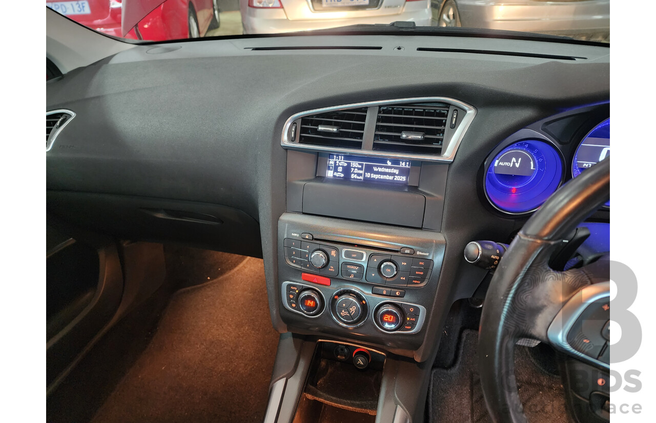 5/2012 Citroen C4 Exclusive Turbo B7 5d Hatchback Red 1.6L