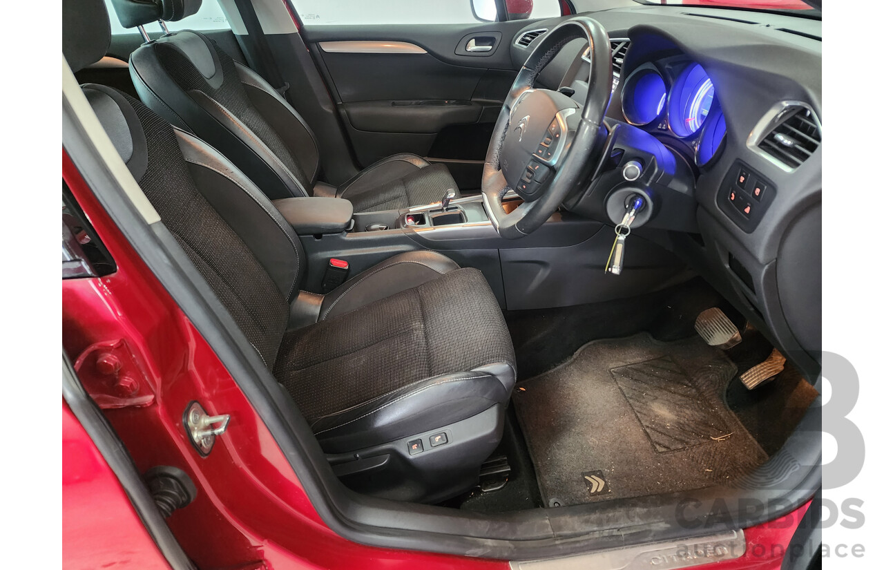 5/2012 Citroen C4 Exclusive Turbo B7 5d Hatchback Red 1.6L