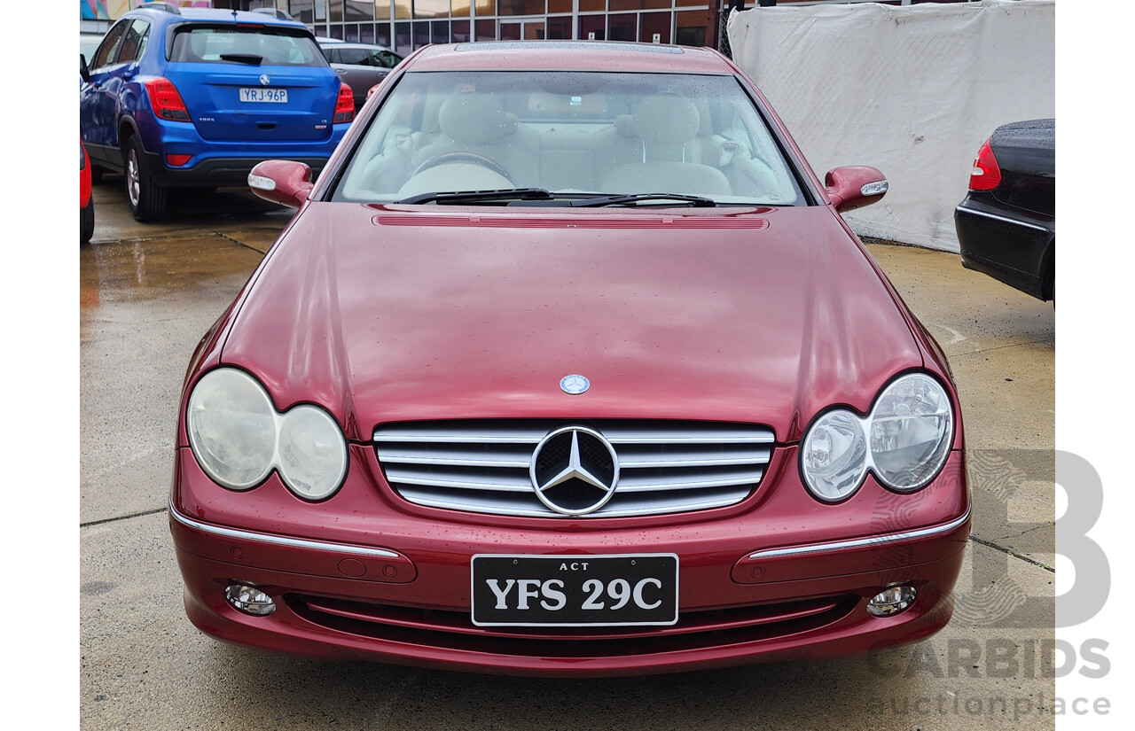 3/2004 Mercedes-Benz Clk320 Elegance C209 2d Coupe Red 3.2L