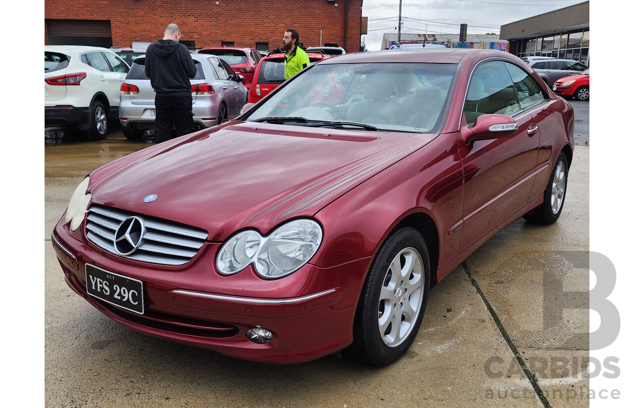 3/2004 Mercedes-Benz Clk320 Elegance C209 2d Coupe Red 3.2L