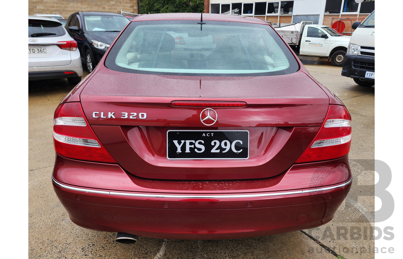 3/2004 Mercedes-Benz Clk320 Elegance C209 2d Coupe Red 3.2L