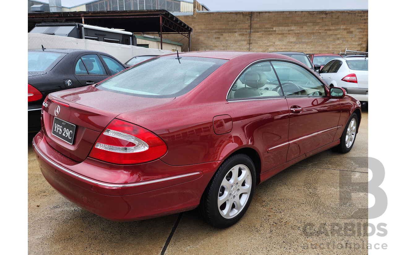 3/2004 Mercedes-Benz Clk320 Elegance C209 2d Coupe Red 3.2L