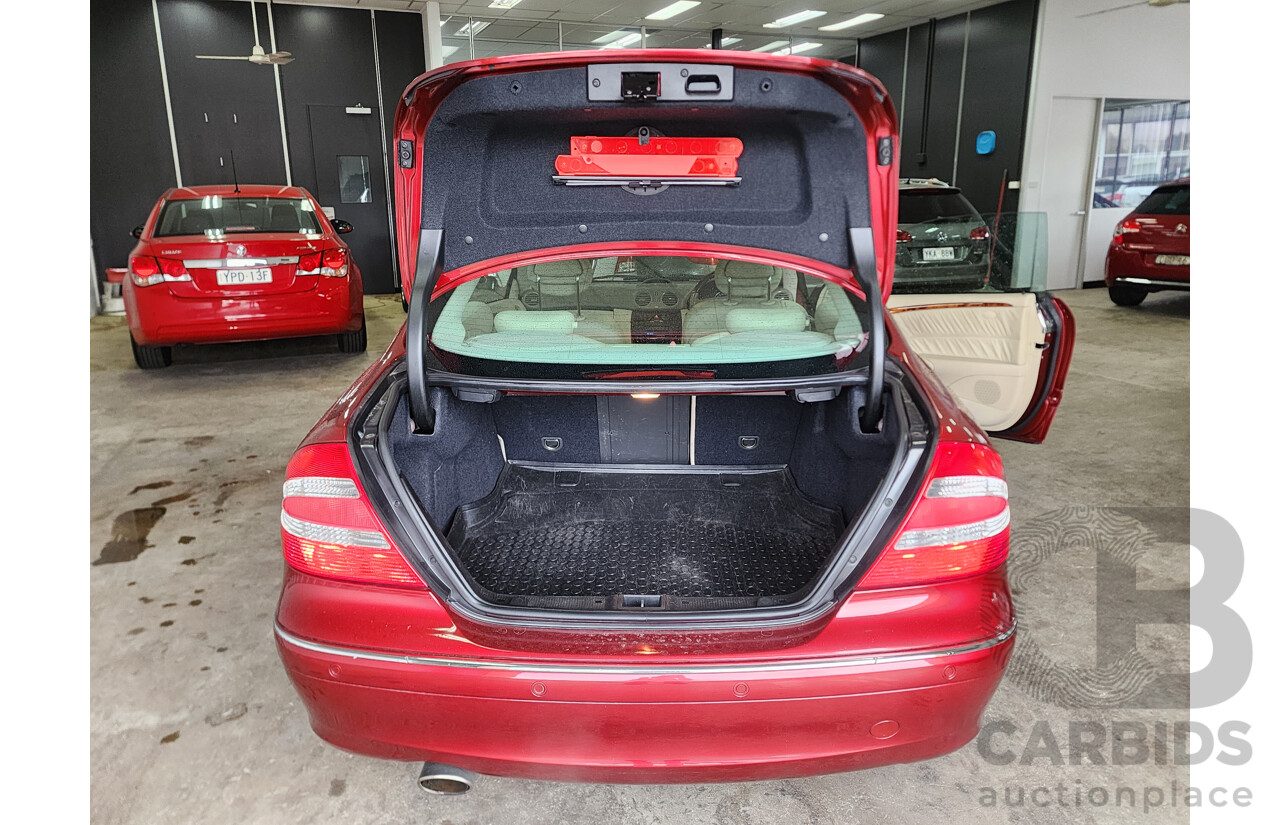 3/2004 Mercedes-Benz Clk320 Elegance C209 2d Coupe Red 3.2L