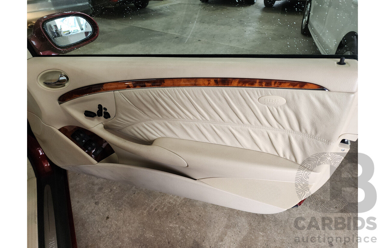 3/2004 Mercedes-Benz Clk320 Elegance C209 2d Coupe Red 3.2L