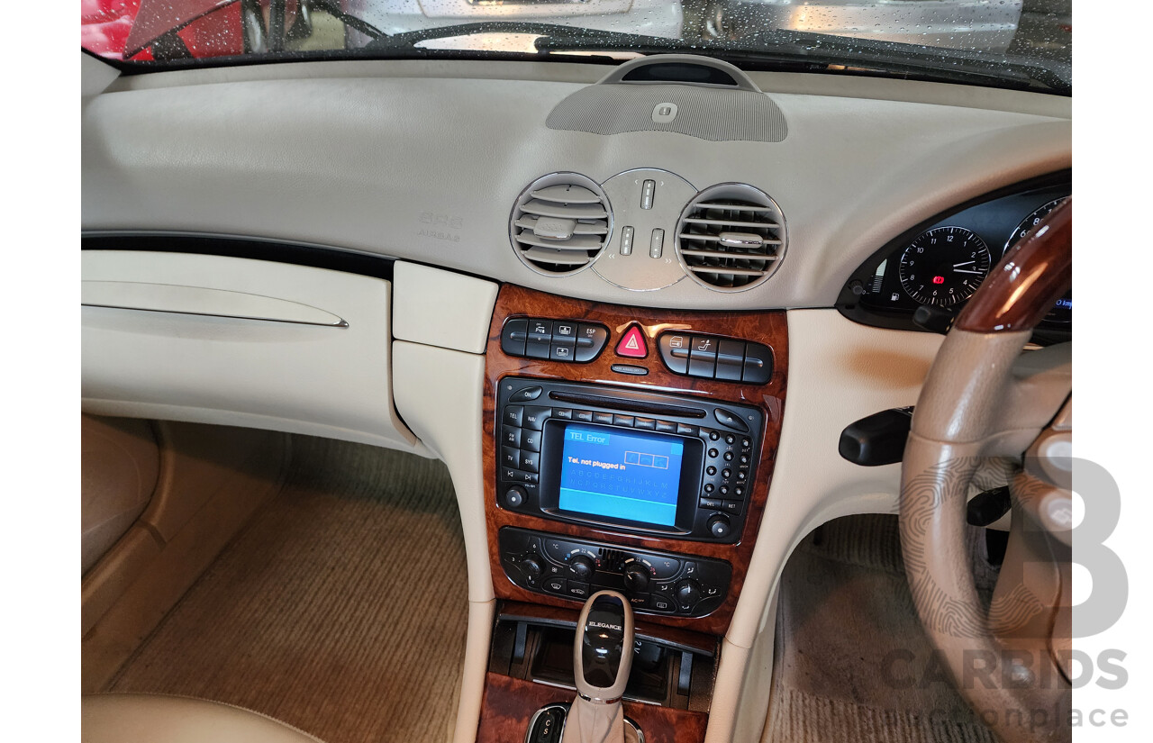 3/2004 Mercedes-Benz Clk320 Elegance C209 2d Coupe Red 3.2L