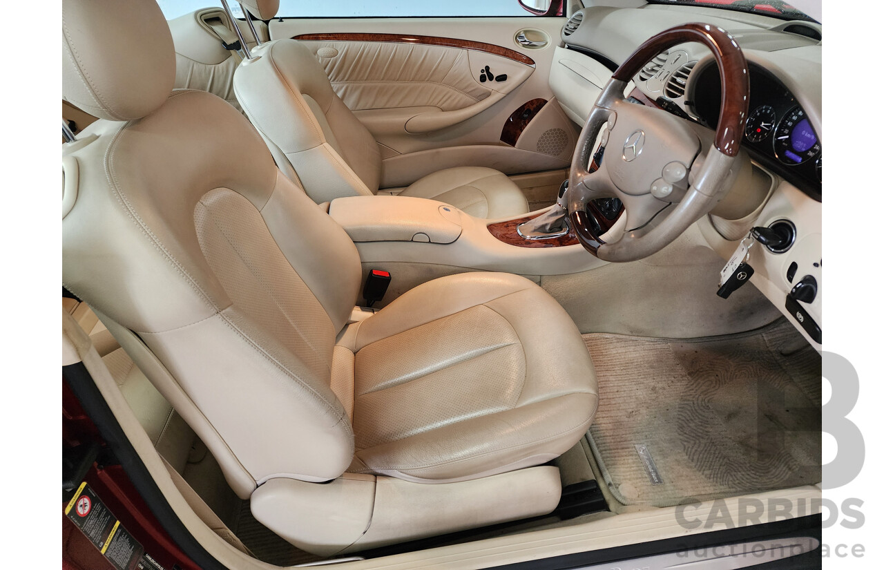 3/2004 Mercedes-Benz Clk320 Elegance C209 2d Coupe Red 3.2L