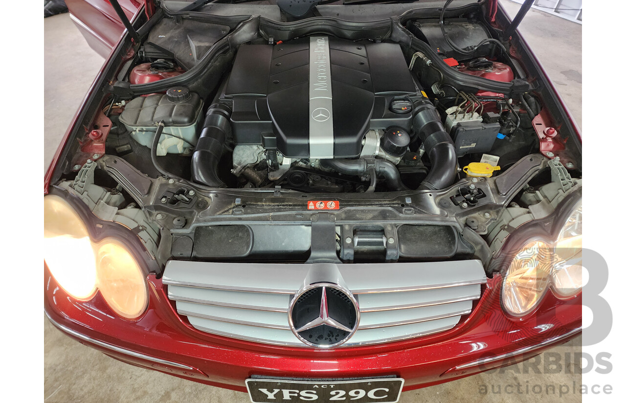 3/2004 Mercedes-Benz Clk320 Elegance C209 2d Coupe Red 3.2L