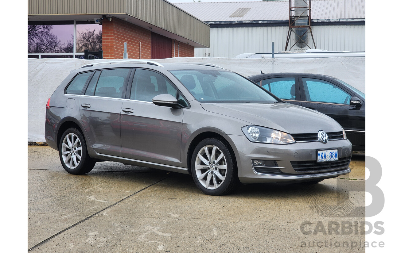 9/2014 Volkswagen Golf 118 TSI Comfortline AU 4d Wagon Grey 1.4L