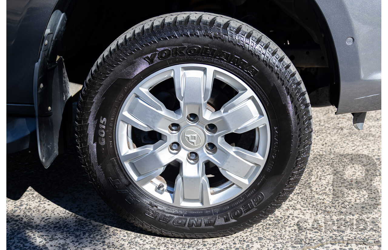 04/2018 LDV T60 Luxe (4x4) SK8C Double Cab Utility Lava Grey Metallic Turbo Diesel 2.8L