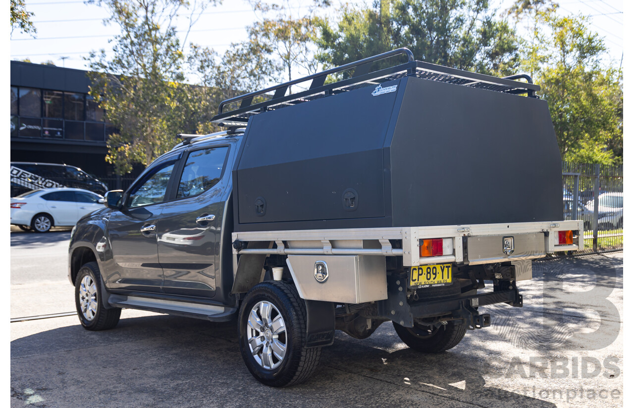 04/2018 LDV T60 Luxe (4x4) SK8C Double Cab Utility Lava Grey Metallic Turbo Diesel 2.8L