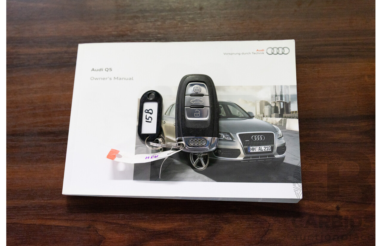 8/2010 Audi Q5 2.0 TDI Quattro 8R MY10 4d Wagon Lava Grey Metallic Turbo Diesel 2.0L