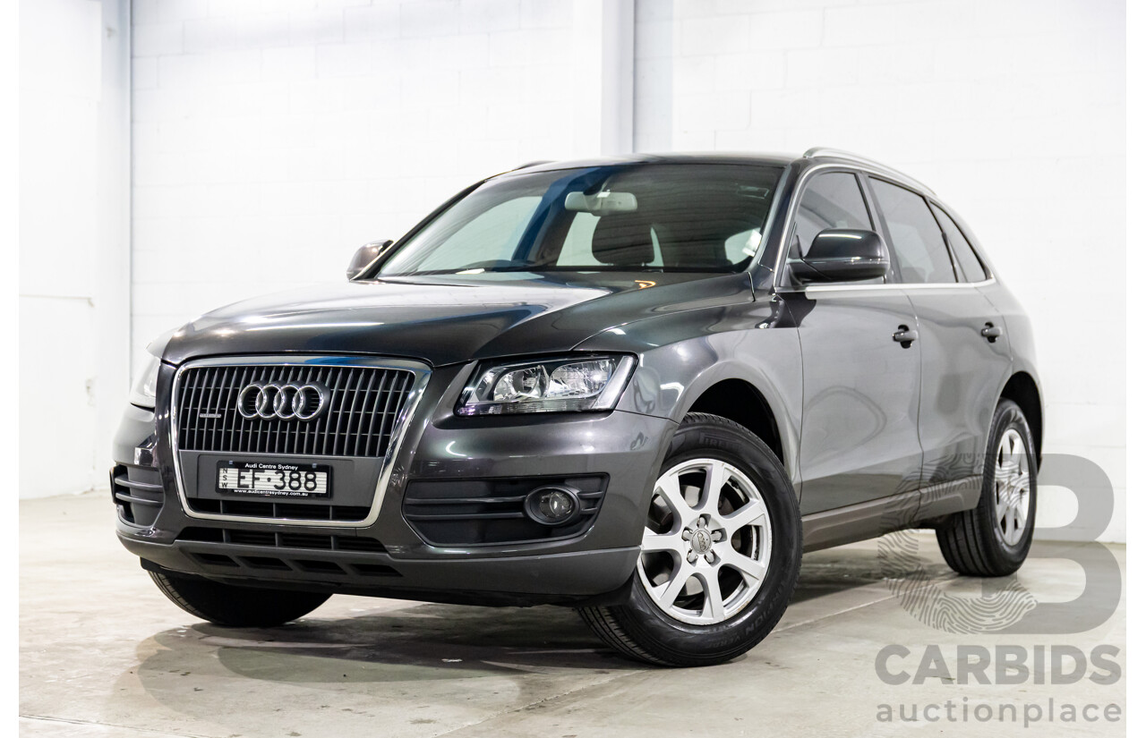 8/2010 Audi Q5 2.0 TDI Quattro 8R MY10 4d Wagon Lava Grey Metallic Turbo Diesel 2.0L