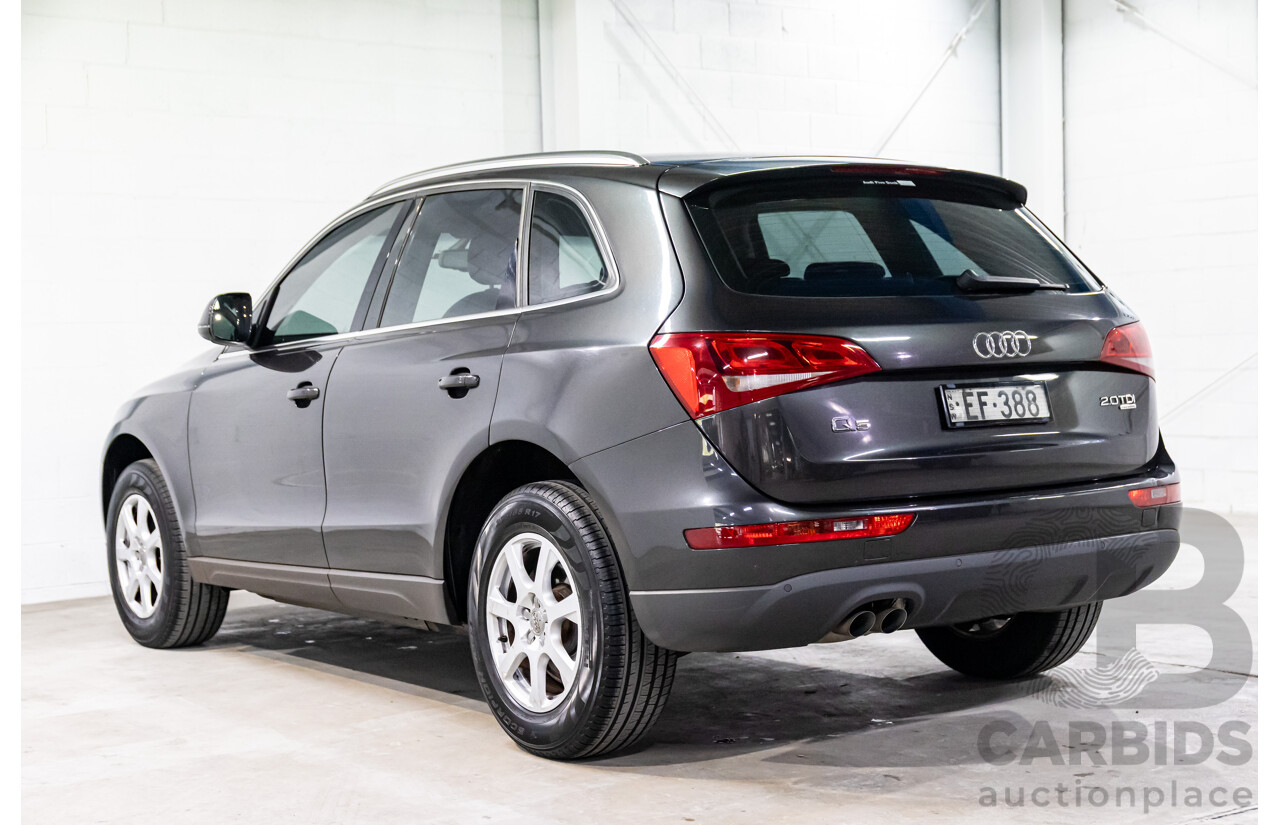 8/2010 Audi Q5 2.0 TDI Quattro 8R MY10 4d Wagon Lava Grey Metallic Turbo Diesel 2.0L