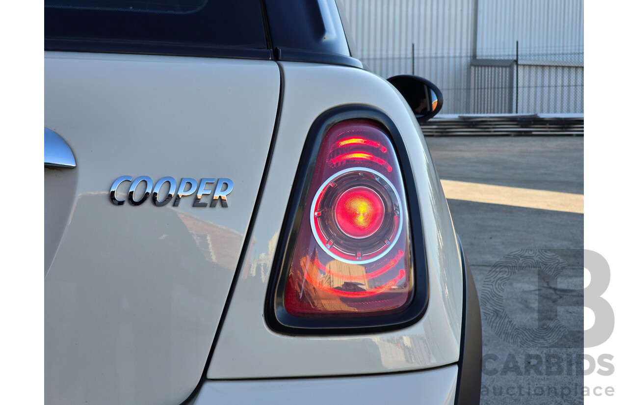 06/2012 Mini Cooper Baker Street R56 MY12 2d Hatchback Pepper White 1.6L
