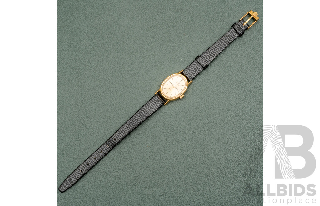 Omega De Ville Vintage Ladies Watch, Circa 1970's, Manual Winding - Working