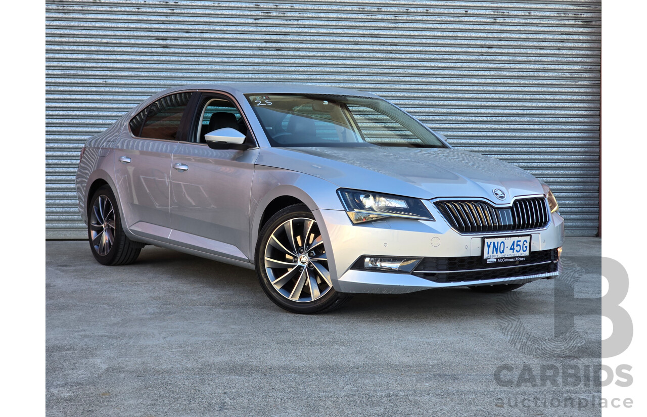 07/2017 Skoda Superb 162TSI NP MY17 4d Sedan Brilliant Silver Metallic Turbo 2.0L