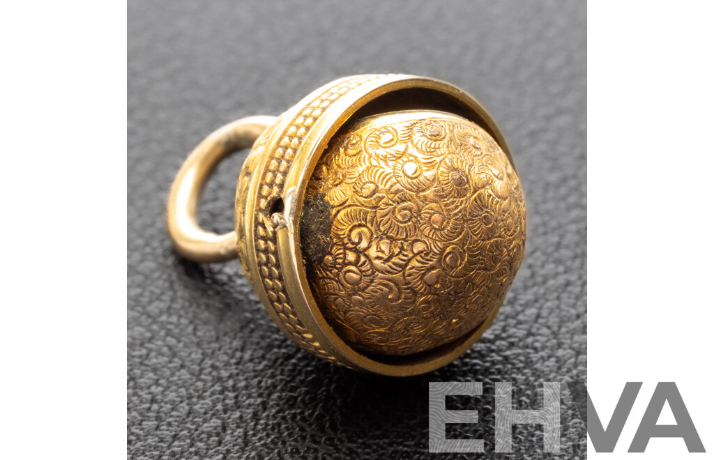 Compass Orb 9ct Antique Victorian Orb Compass - Lot 1623648 | EHVA