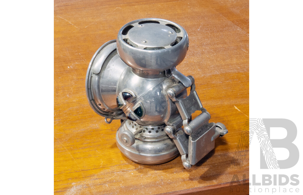Vintage Kerosene Powered Mediophote Bike Light by I.O.S Lucas