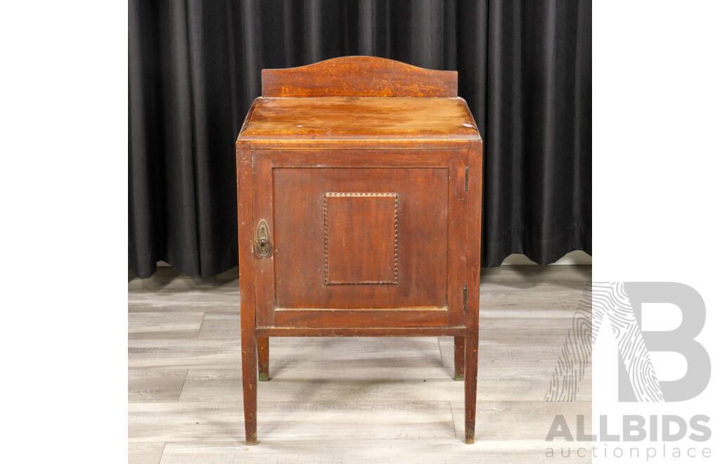Art Deco Oak Pot Cupboard