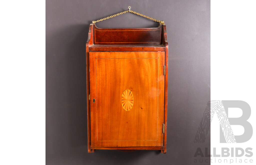 Late Edwardian Single Door Wall Cabinet