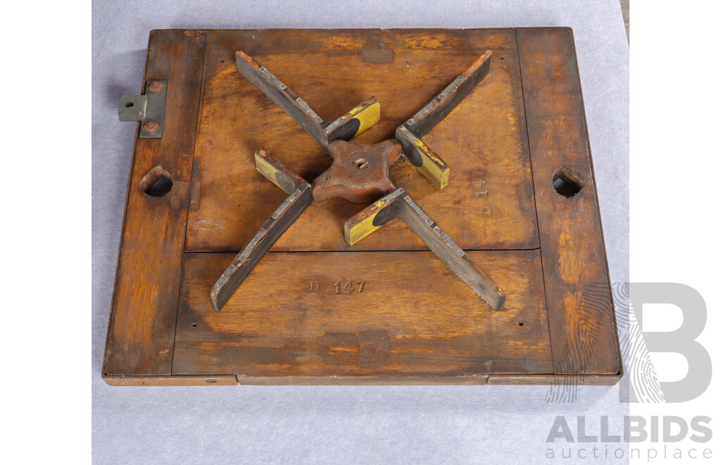 Pair of Vintage Industrial Train Molds