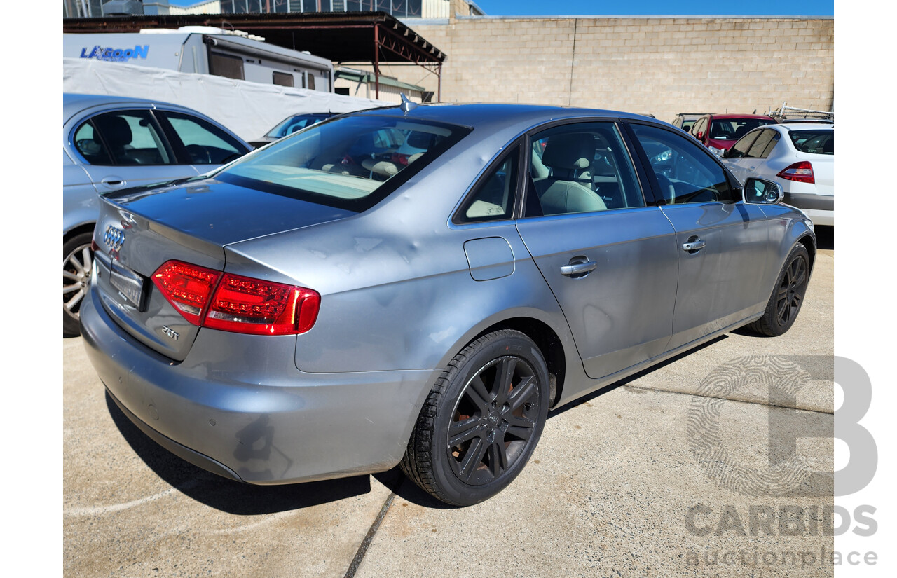 2/2011 Audi A4 2.0 TFSI B8 (8K) MY11 4d Sedan Silver 2.0L