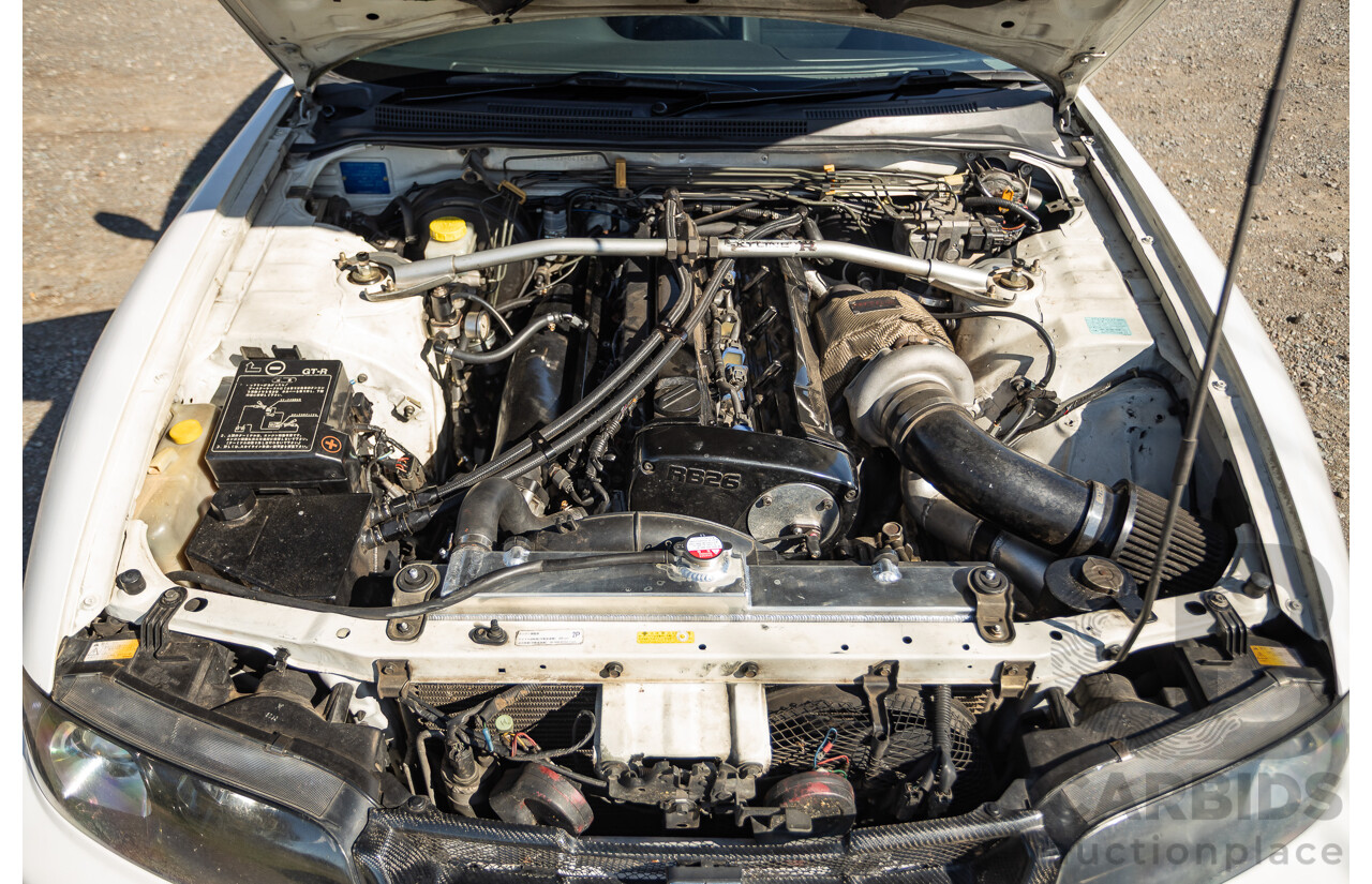04/1997 Nissan Skyline R33 GT-R Series 3 BNR33 (AWD) 2d Coupe QM1 Polar White Turbo 2.6L - Modified 850hp+ - 05/2009 Import
