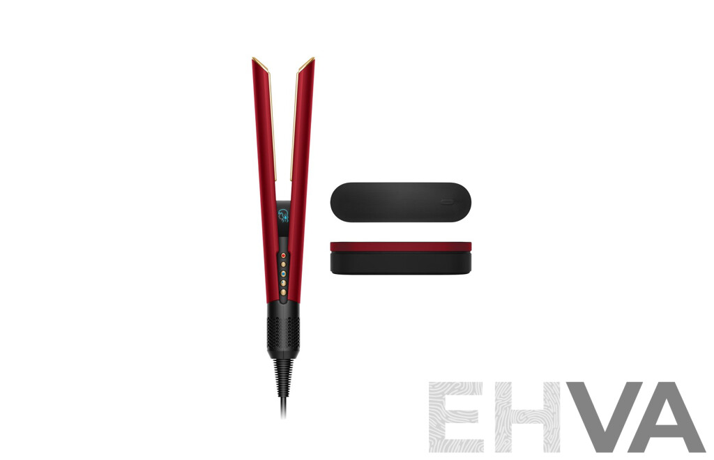 Dyson Airstrait (596930) Straightener and Dryer (Red Velvet/Gold)- ORP $749 (Includes 1 Year Warranty From Dyson)