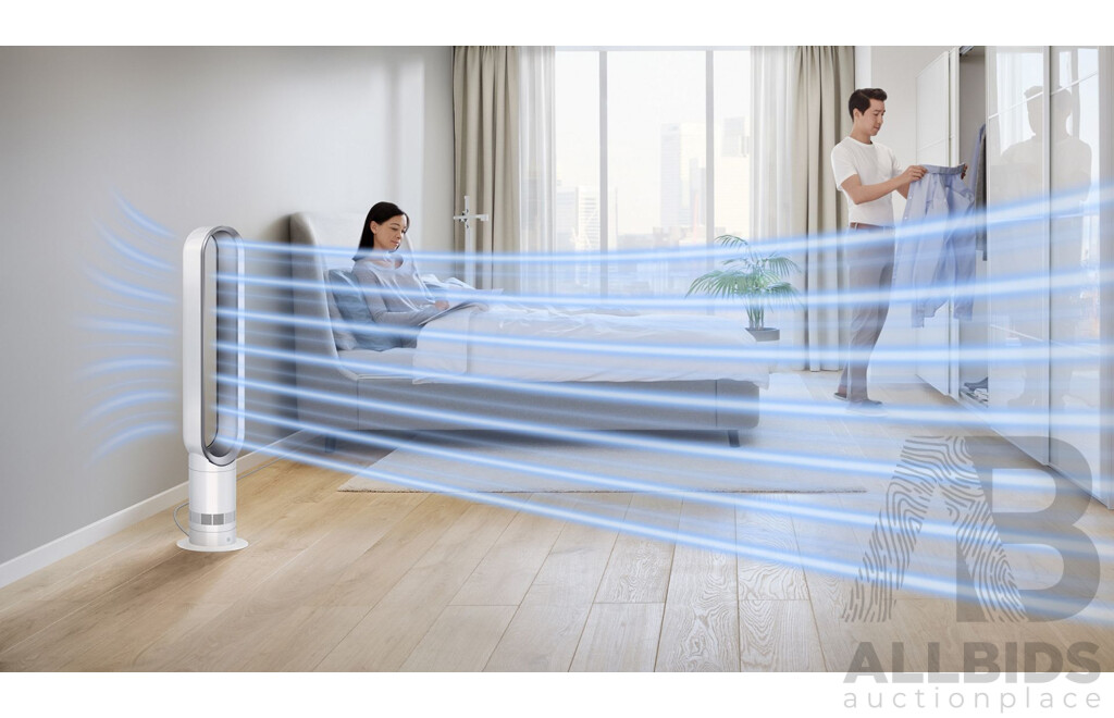 DYSON (301216) Cool Tower Fan (White/silver) - ORP $499 (Includes 1 Year Warranty From Dyson)